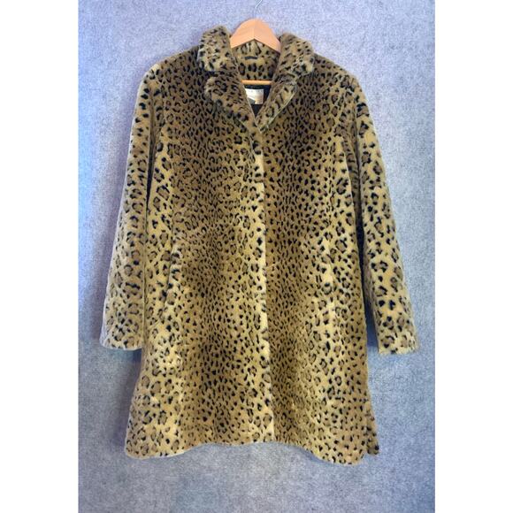 Vintage Worthington Leopard Faux Fur Peacoat, Women’s Size S, Mint Condition Y2K - Picture 13 of 13